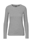 Long Sleeve T-Shirt | Ladies | Fairtrade Cotton 🌿   (Sport Grey, 2XL) image