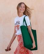 Classic Shopper | Fairtrade Cotton🌿 (Bottle Green)