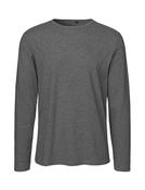 Long Sleeve T-Shirt | Men's | Fairtrade Cotton🌿  (Dark Heather, M) image