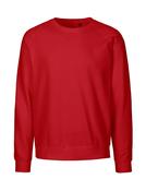  Crewneck Sweatshirt | Unisex | Fairtrade Cotton🌿 (Red, M)