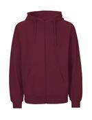  Zip-Hoodie | Men's | Fairtrade Cotton🌿  (Burgundy, XL)