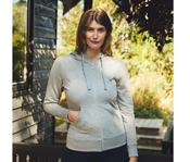  Zipped-Hoodie | Ladies | Fairtrade Cotton🌿  (Sport Grey, XS)