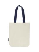  Twill Bag | Contrast Handles | Fairtrade Cotton🌿 (Natural/Navy)