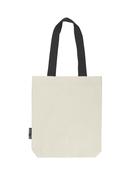 Twill Bag | Contrast Handles | Fairtrade Cotton🌿 (Natural/Black)
