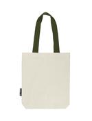  Twill Bag | Contrast Handles | Fairtrade Cotton🌿 (Natural/Military)