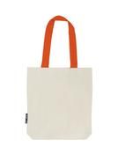  Twill Bag | Contrast Handles | Fairtrade Cotton🌿 (Natural/Orange)