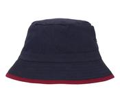 Bucket Hat | Reversible | Fairtrade Cotton Twill 🌿 (Navy/Bordeaux, S/M)