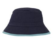 Bucket Hat | Reversible | Fairtrade Cotton Twill 🌿 (Navy/Teal, M/L)