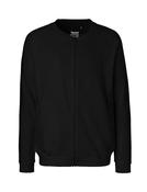 Fleece Jacket | Unisex | Fairtrade Cotton🌿 (Black, Medium) image