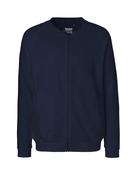 Fleece Jacket | Unisex | Fairtrade Cotton🌿 (Navy, Large) image