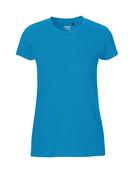 Fitted T-Shirt | Ladies | Fairtrade 🌿 (S, Sapphire Blue)