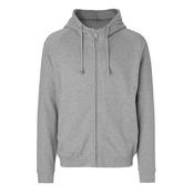  Hidden-Zip Hoodie | Unisex | Fairtrade Cotton🌿  (Sport Grey, XS)