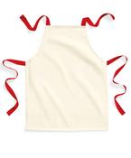 Craft Apron | Kids | Fairtrade Cotton🌿 (Natural/Red)