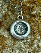 erin go bragh, Ireland Forever.... wax seal stamp jewelry, St. Patricks day. Sterling silver