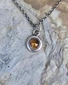 Faceted tiger eye add on.  Add some colour to your totem necklace. Dispel fear and anxiety. image
