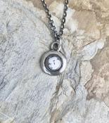 Dendritic Opal add on.  Add some colour to your totem necklace. Spiritual growth image