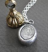 Chase your dreams.....Ambition, Encouragement...... wax letter seal, .....go for it! 100% sterling silver