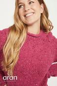 Ladies Roll Neck Raglan Crew Pink - XS image