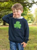 Navy Round Neck Ireland Kids Sweater - 5-6 yrs image