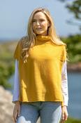 Wool &amp; Cashmere Short Sleeve Sweater Mustard image