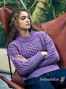 Diamond Crew Neck Sweater Lilac - XS image