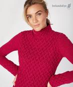 Luxurious Wool &amp; Cashmere Trellis Sweater - XS
