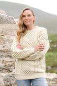 Super Soft Merino Wool Sweater Natural - XS image