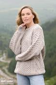 Super Soft Crew Neck Sweater Oatmeal - XS image