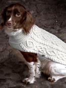 Aran Dog Coat Merino Wool - S