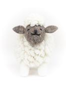 Knitted Sheep Collectible Medium - White image