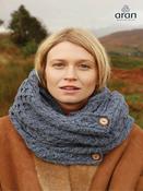 Aran Infinity Snood Denim image