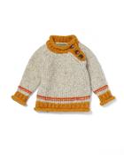Baby Roll Neck Crew Sweater Natural - S image