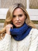 Super Soft Aran Snood Royal Blue B859 image