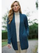 Super Soft Edge to Edge Long Cardigan - Teal / L