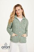 Supersoft Merino Wool Cardigan Green - XS image
