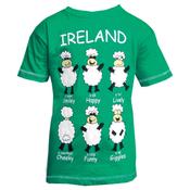 Kids Happy Sheep T Shirt - 5-6 yrs