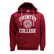 Adult Unisex Hooded Burgundy Trinity Sweatshirt