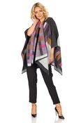 Celtic Design Shawl Purple Mix - One size