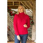 Merino wool 2025 turtleneck womens