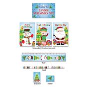 Christmas 5 piece Stationery Set - Christmas Party Accessories