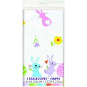 Colourful Easter Gingham Tablecover 1.37m X 2.13m - Tablecovers