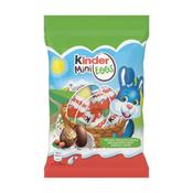 Kinder Milk Chocolate &amp; Hazelnut Mini Easter Eggs Snack Bag 75g - Easter Sweets