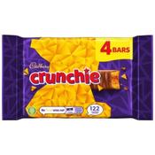 Cadbury Crunchie Chocolate Bar 4 Pack - Bars