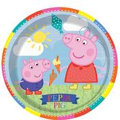 Peppa Pig Plates - 23cm Paper Party Plates (8pk) image