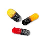 Red Band Fruit Gum Liquorice Duos Family Bag 500g - 1kg Bags