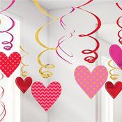 Valentines Hanging Swirls | Valentines | Party