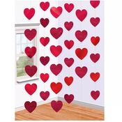 Heart String Decorations - 2.13m - Hanging Decorations