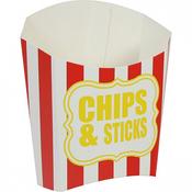Chips &amp; Sticks Red Stripe Chip Scoop