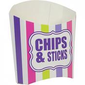 Chips &amp; Sticks Multi Stripe Chip Scoop | Treat Boxes