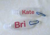  Empty Hand Sanitizer Bottles with Lanyard
